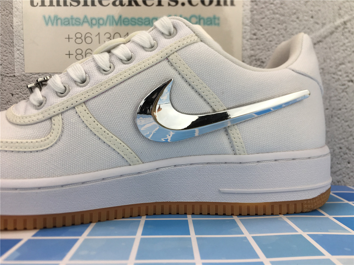 Travis Scott x Nike Air Force 1 Low Travis Scott-White AQ4211 10